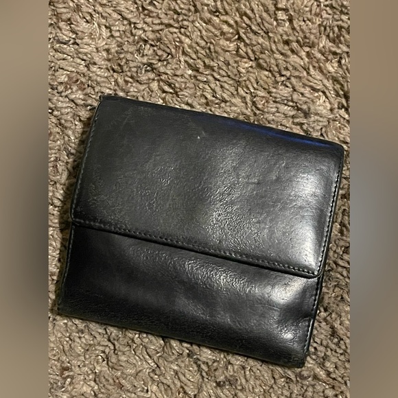 GUCCI JACKIE LEATHER BI-FOLD COMPACT WALLET PREOWNED (black) - Picture 3 of 11